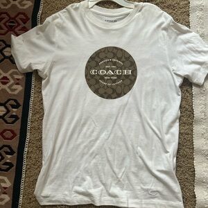 Coach White Men's T-Shirt